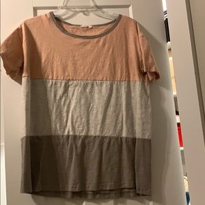 Easel color block tee